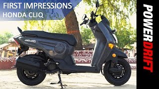 Honda Cliq : First Impression : PowerDrift