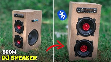 How to make 200W DJ Speaker Box using A TPA3116D2 Amplifier board | Amplifier kaise banaye ghar par