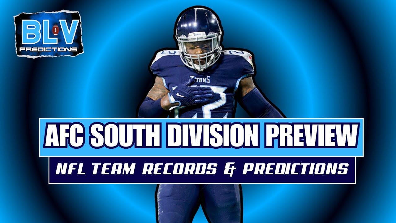 AFC South Standings & Record Predictions 