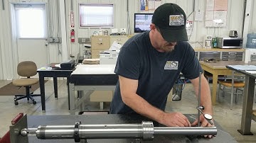 Precision test bar to check shaft/spindle run out. V&R Spindle Repair Service, LLC.