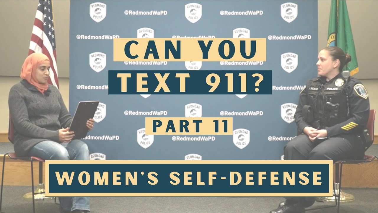 Can you TEXT 911? Ask a Cop a Question Redmond Police Part (11/11