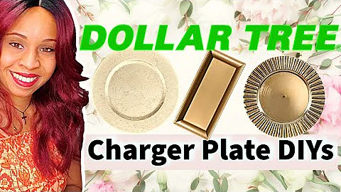 You Won't believe all I made using dollar tree Charger plates. 7 Projects You MUST Make