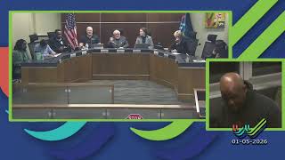 City of Waterloo City Council Meeting Regular Session - Monday, January 5, 2026