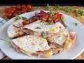 Quesadillas de jamón y queso muy fáciles