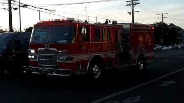 LAFD Engine 7 Responding