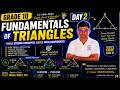 🔥 📘 Fundamentals of Triangles Day 2 | Important Triangle Concepts