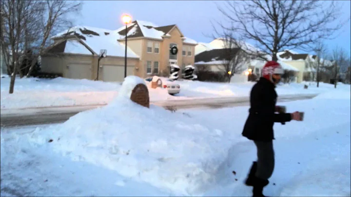 Instant hot water turning into snow at -25°C(-13°F)