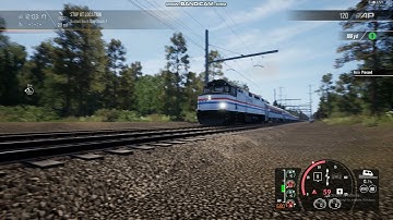 Train Sim World 2 Amtrak F40PH Passenger Train with a Great K5LA