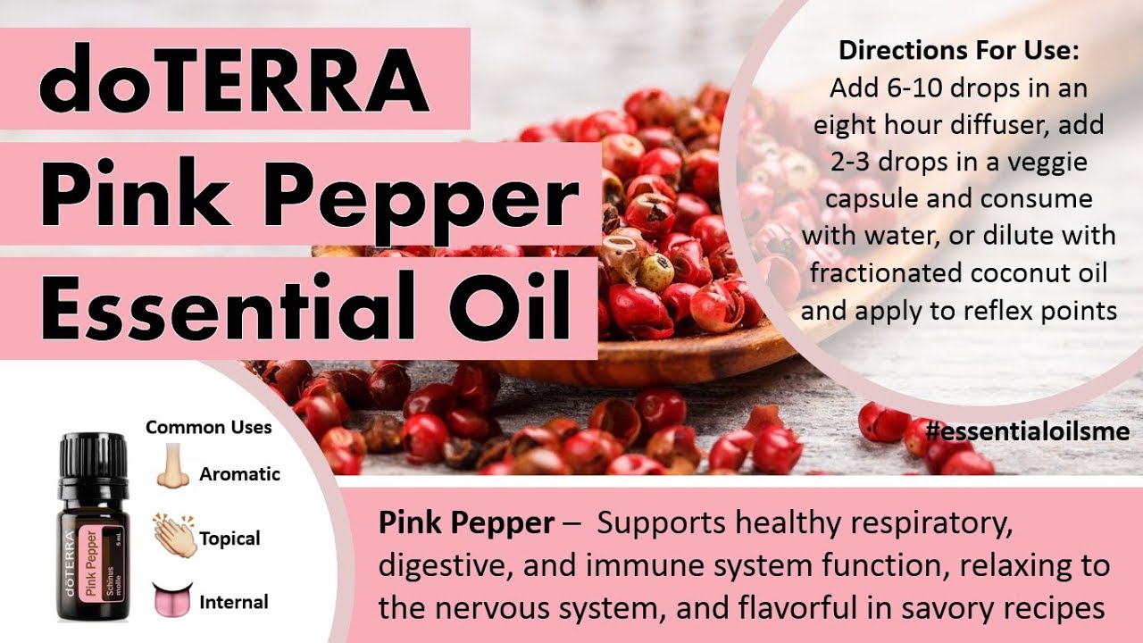 Pink Pepper Essential Oil Benefits And Uses - REVIVE Essential Oils