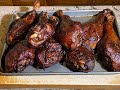 Amazing Cajun Apple Smoked Turkey Legs on the Ole Hickory (Ace MM)