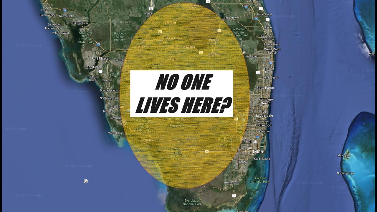Why Almost No One Lives In The Florida Everglades - It's Towns And People