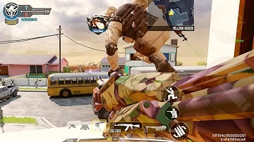 FRONTLINE NUKETOWN: RANDOM JOINED CALL OF DUTY MOBILE TEAM RANKED MATCH GAMEPLAY