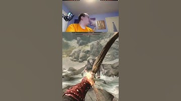 I think this troll just has some moves, what do you all think? #shorts #skyrim #funny