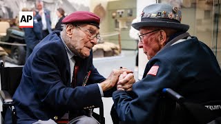 DDay anniversary: Veterans meet at Omaha Beach, 79 years later