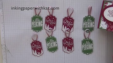 Snowflake Sentiments Gift Box  Part 2