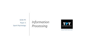 GCSE PE Live - Information Processing
