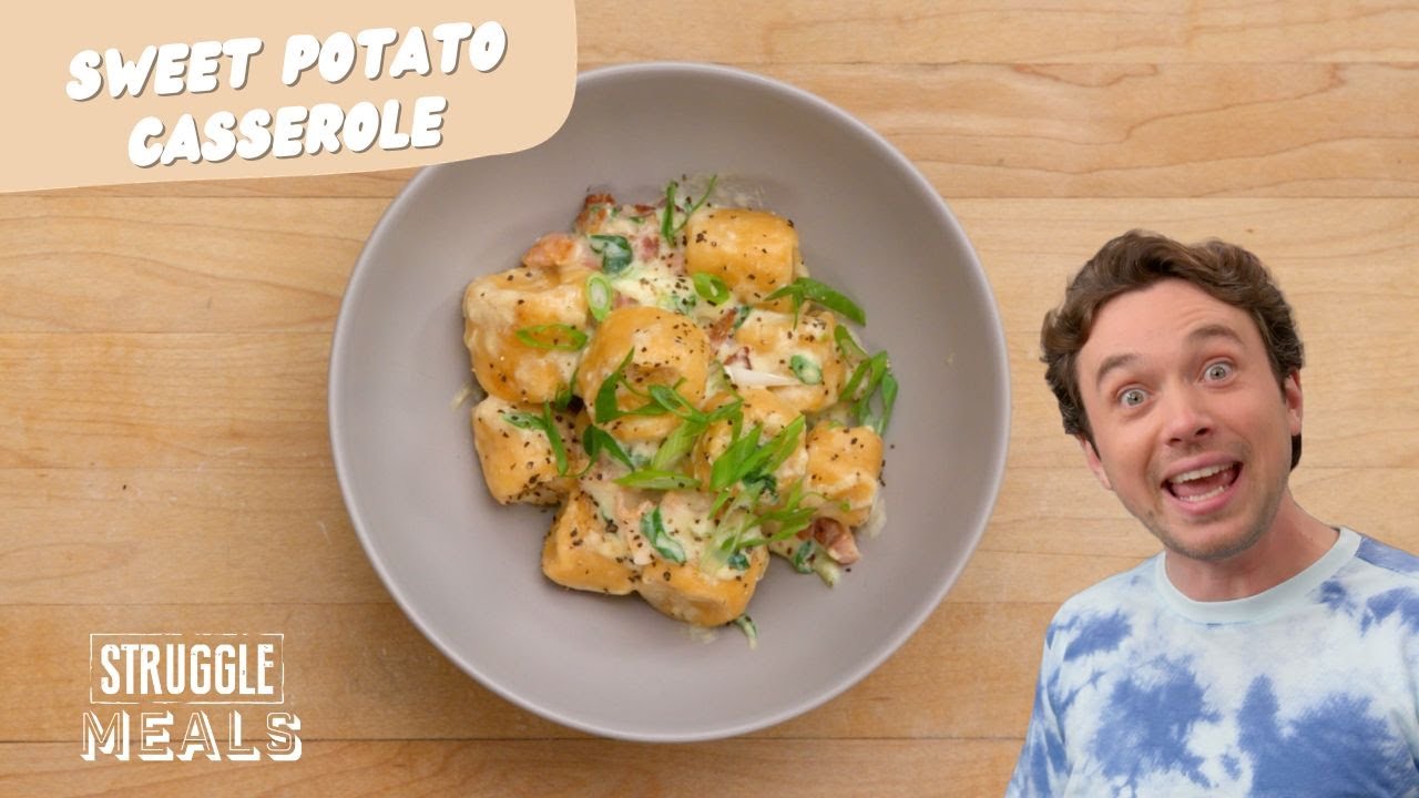 Thanksgiving Leftover Challenge: Sweet Potato Casserole Comeback - YouTube