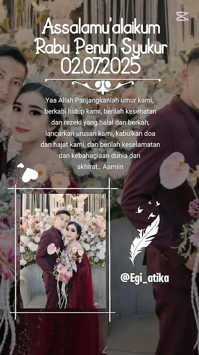 #tiktokvideo #wedding #peternakanikanlele #https://vt.tiktok.com/ZSB2g7dCe/
