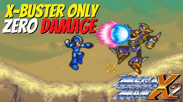 Mega Man X2 vs. Overdrive Ostrich - NO DAMAGE, X-Buster Only (Tips and Tricks!)