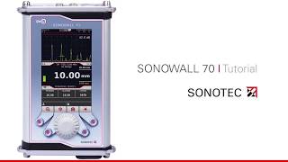 SONOWALL 70 Tutorial - Single-Echo & Echo-Echo Mode  #ndt #ultrasonictesting #nondestructivetesting