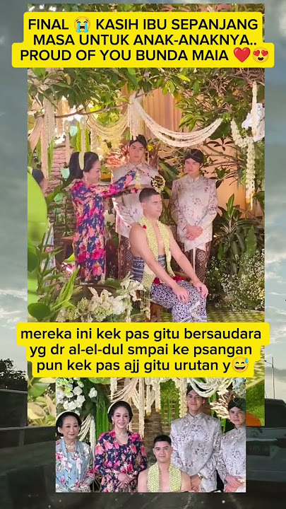 Bunda Maia full senyum di setiap moment Al🥺 #ahmaddhani #maiaestianty #alghazali