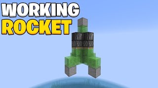 Working rocket in Minecraft.#trending #minecraft #rocket#indiangirlgamer #new #gameworld #girlgamer