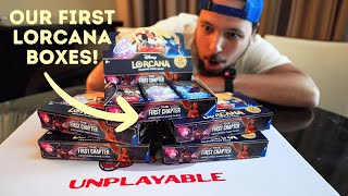 ? UNBOXING The First Chapter At GenCon - Disney Lorcana Box Break