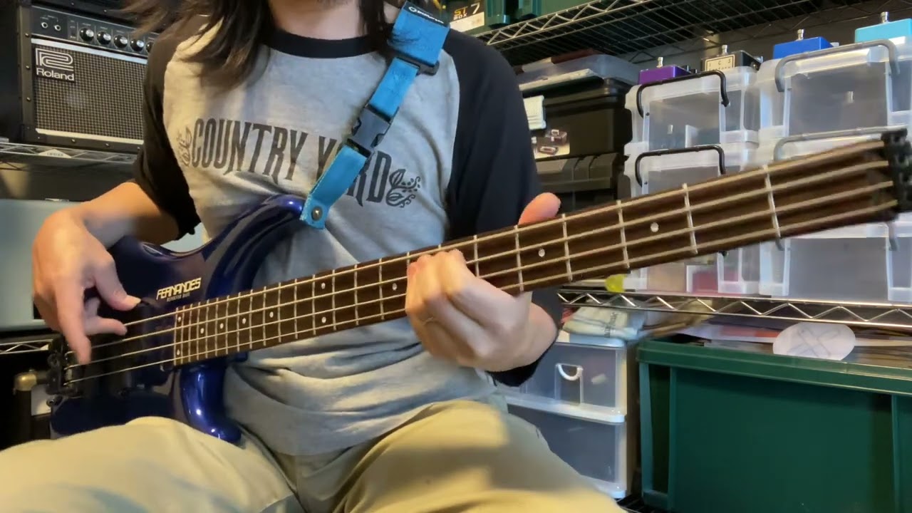 冒険のススメ / C-C-B BASS COVER 😁🎸 CCB 渡辺英樹 笠浩二 関口誠人 米川英之 田口智治 FERNANDES