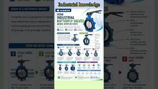 Butterfly valve working principle #technology #knowledge #electrical #mechanic #interview #shorts
