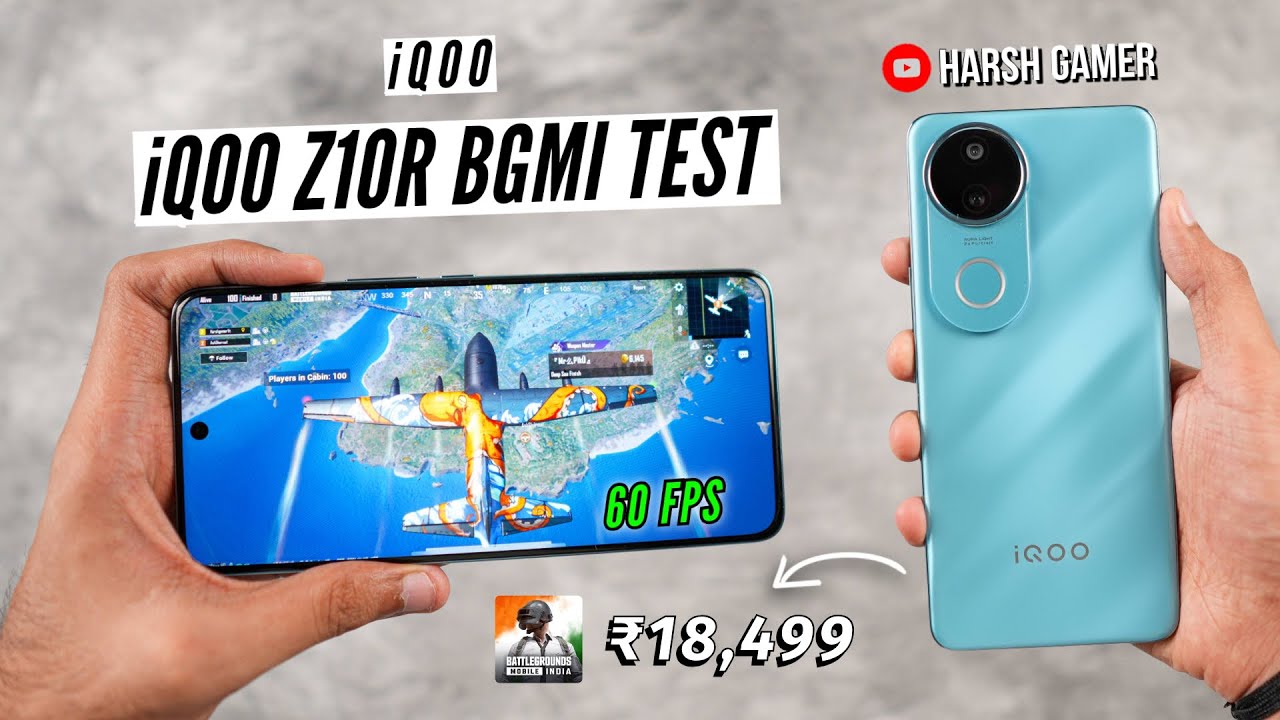 iQOO Z10R BGMI Test, Heating & Battery Test | Best Phone Under ₹20000? 🤔