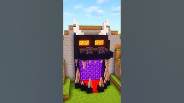 Minecraft Dragon Portal Design🐉 #shorts