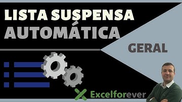 Lista suspensa automática no Excel