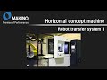 Concept machine　Robot transfer system　High speed workpiece change
