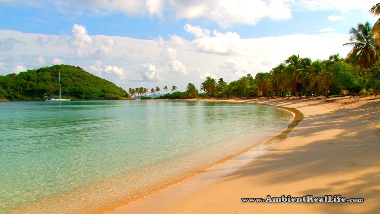 CARIBBEAN Relaxation / Meditation Scenes – Salt Whistle Bay, Mayreau, Grenadines – Part 3