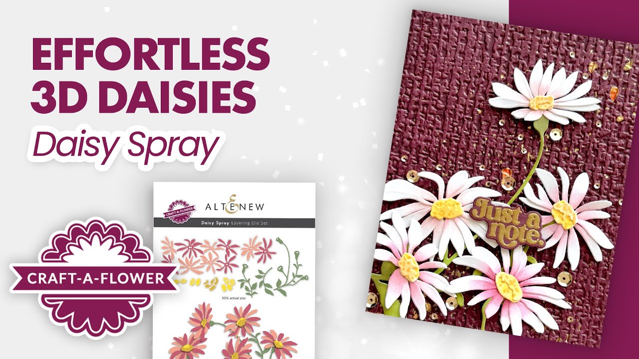 Craft-A-Flower: Daisy Spray Layering Die Set