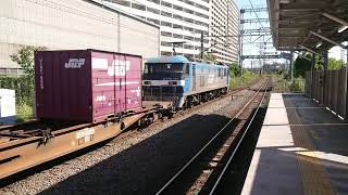 10月29日小田栄駅 岡山A6運用 5055レ EF210-147