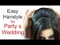 Easy Wedding Hairstyles | Puff Hairstyles | Hairstyles for medium or long hair
