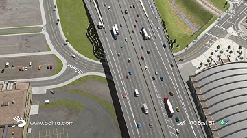 3D Flyover Animation of the I-70 Corridor by POITRA Visual