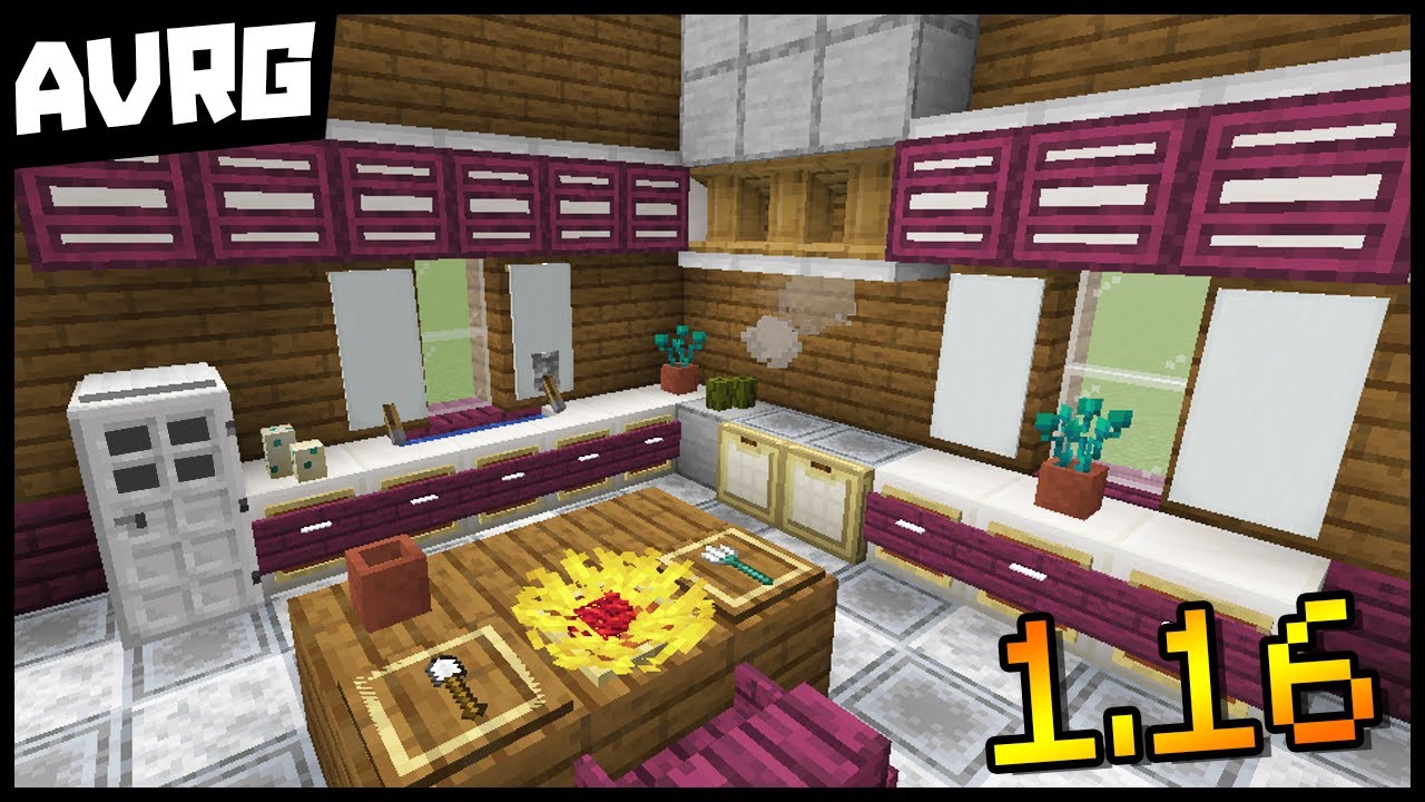 [Minecraft] 18.186 Kitchen Design Build Tricks