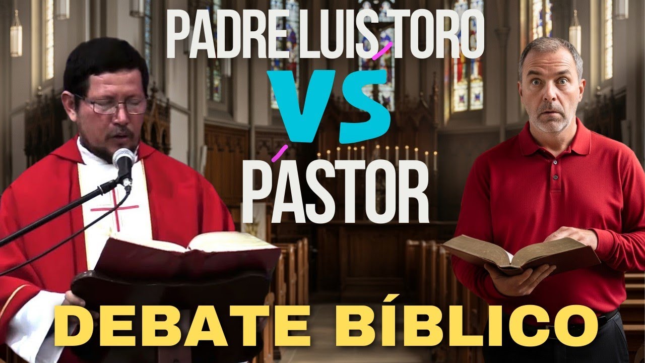 Vimos EN VIVO Y DIRECTO como el PADRE LUIS TORO le hace JAQUE MATE a PASTOR PROTESTANTE en debate 