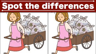 Spot the difference|Japanese Pictures Puzzle No391