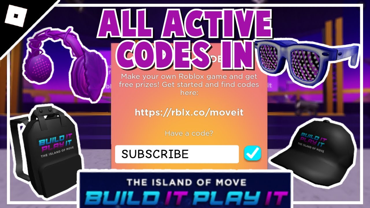 All Active Codes In Build It Play It Roblox August 2020 Codes Youtube - roblox codes for build it play it