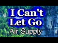 132. I Can't Let Go | Air Supply 
