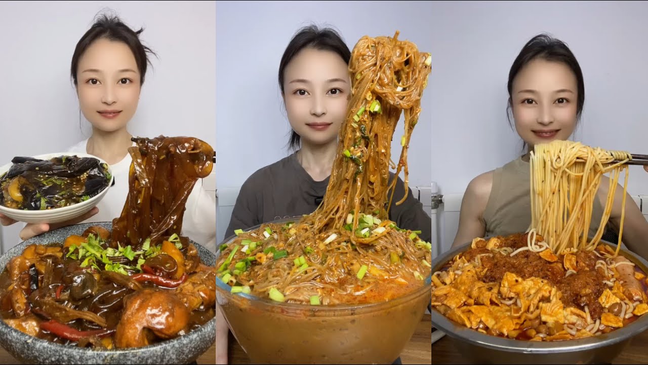 【MUKBANG】SPICY BRAISED PORK BELLY | EATING SHOW | CHINESE FOOD | 食べる|吃播 #咀嚼音 #food #mukbang #foodie