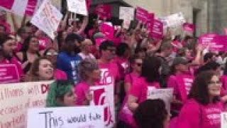 Protesters oppose new Louisiana abortion law
