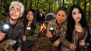 Surviving Overnight in the Forest with Zavala, Amanda Solís, Yera & Chuzzington screenshot 3