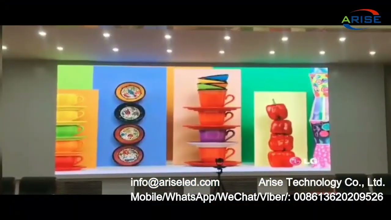 Customized HD Indoor Fixed Installation LED Advertising Display  LED Screen SMD LED Video Wall  full