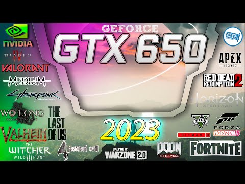 NVIDIA GeForce GTX 650 in 15 GAMES    | 2023