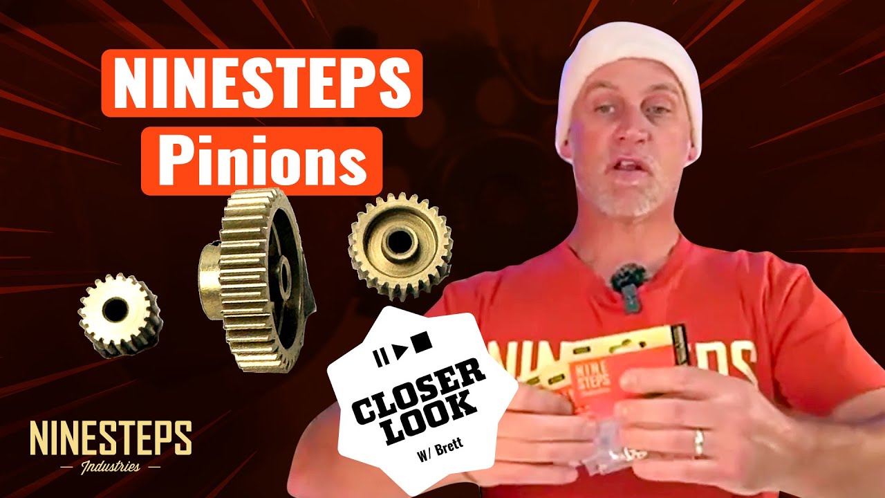 Шестерни NINEESTEPS из закаленного алюминия | Диапазон зубьев от 15 до 38 | 