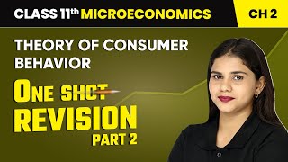 Theory of Consumer Behavior - One Shot Revision (Part 2) | Class 11 Economics Chapter 2 | CBSE 2024